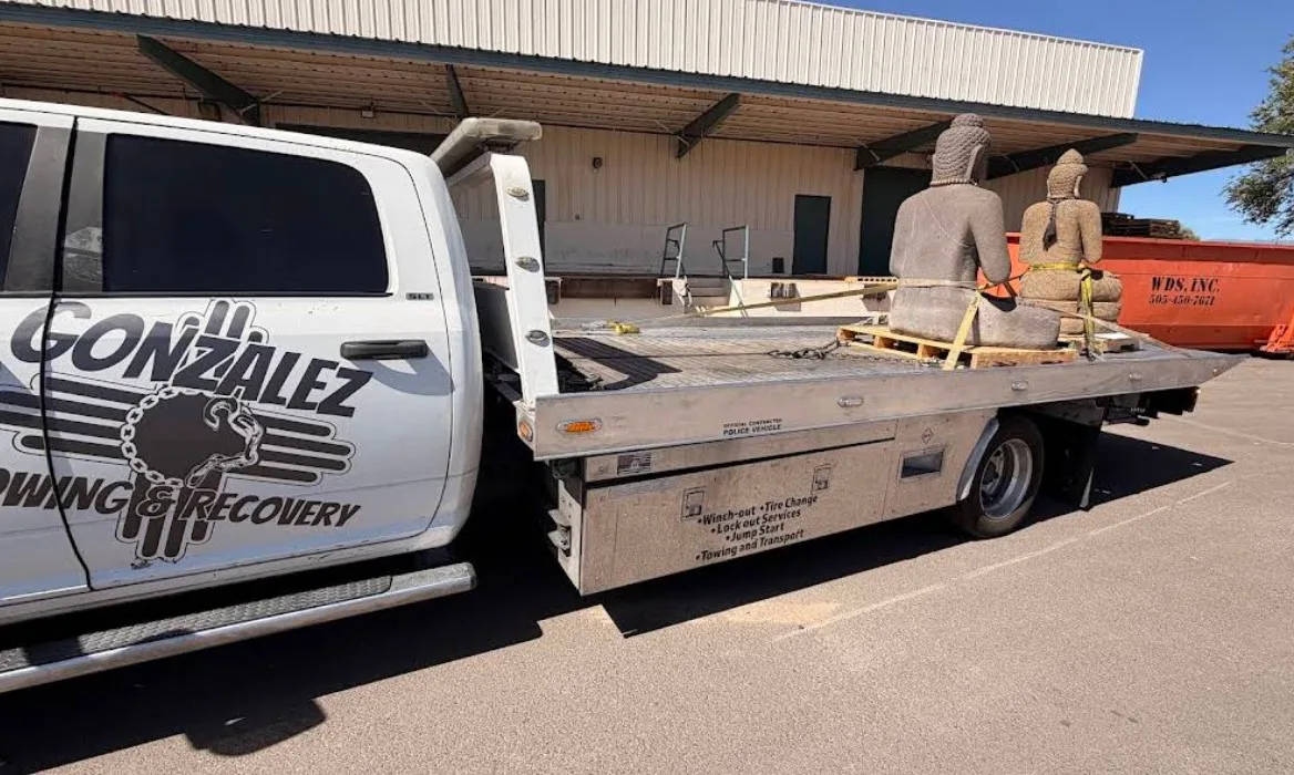Gonzalez Towing & Recovery tow truck and vehicle