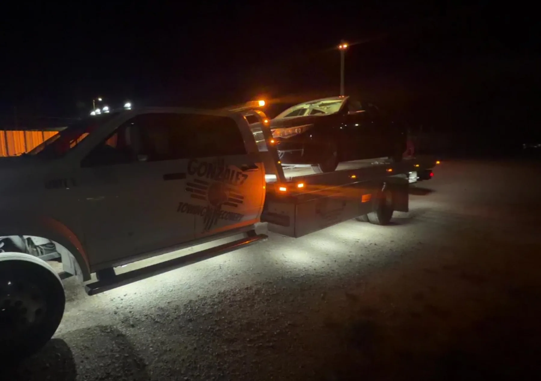 Gonzalez Towing & Recovery roadside assistance equipment