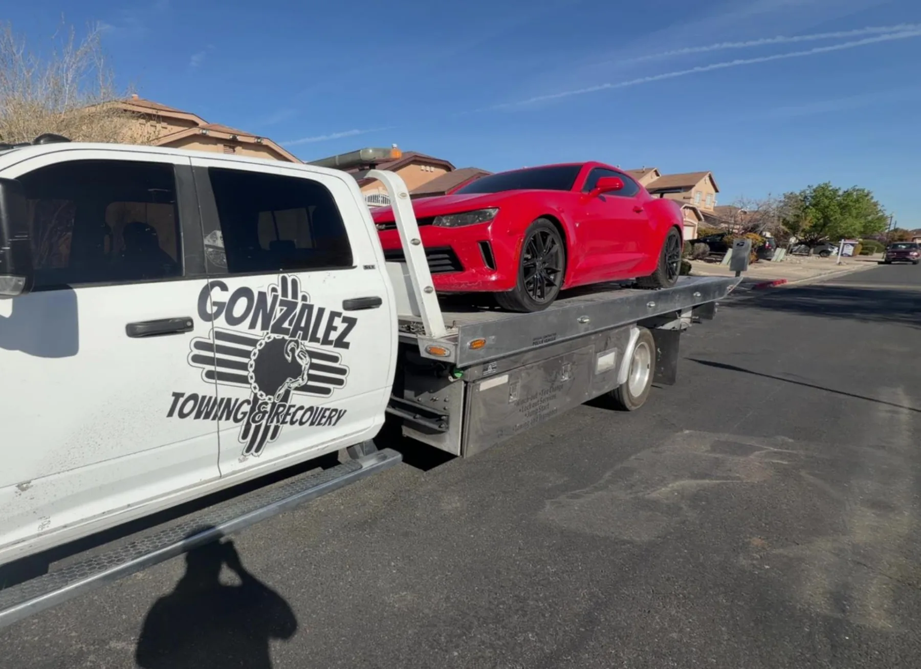Tow truck and vehicle transport